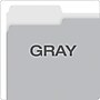 Pendaflex Two-Tone Recycled File Folder 100 File Folders, 1/3-Cut Tab, Assorted, Letter Size, Gray, 100/Box (152 1/3 GRA)~#|#~15E7FD4F-5037-4A12-B404B502426EC098_sc7