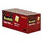 Scotch Super-Hold Transparent Clear Tape Refill, 0.75" x 27.77 yds., 1" Core, Clear, 6 Rolls/Pack (700K6)~#|#~04B9C1FE-222F-4EA9-B0E7DED29720256A_sc7