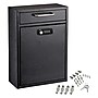 AdirOffice Large Wall Mounted Drop Box with Suggestion Cards, Combination Lock, Black (631-04-BLK-KC-PKG)~#|#~161291CA-F34E-41B8-A172AB862FFDD4E1_sc7