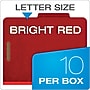 Pendaflex Pressboard Classification Folder, 1-Dividers, 1 3/4" Expansion, Letter Size, Dark Red, 10/Box (23731P)~#|#~162E86BA-8039-4016-9CF8499EB704182C_sc7