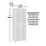 Sauder Select 72"H Storage Cabinet with 3 Shelves, Raven Oak (433243)~#|#~1634C557-B3A1-4150-A36E1D65CA707D72_sc7