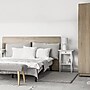 Simple Designs Touch of Chevron 17.25" LED Table Lamp, White (LT2122-WHT)~#|#~163E3EA6-D45F-424E-A3794493D5BF46E4_sc7
