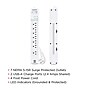 CyberPower Home Office 7-Outlet 2-USB Port Surge Protector, 4', 2000 Joules, White (P704URC1)~#|#~164F65C4-9BE7-4026-842F5FB3D199AB2A_sc7