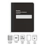 Staples Composition Notebook, 7.5" x 9.75", College Ruled, 80 Sheets, Black, 4/Pack (ST58293)~#|#~1657EEEA-4589-4872-916B33E1B221E9E1_sc7