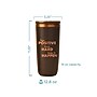 Baudville Cosmic Copper Stay Positive & Work Hard Coffee Tumbler, Brown/Copper, 16 Oz. (93548)~#|#~16725554-D98C-4FB6-B9385362A6387FD9_sc7