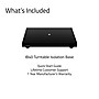 Fluance IB40 Turntable Isolation Base Anti-Vibration Wood Platform with Height Adjustable Feet and Bubble Level, Black~#|#~167E6E1D-7BD3-445C-A58908619E632E05_sc7