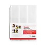 Staples Heavy Weight Trading Card Pages, 8.5" x 11", Clear, 50/Pack (51511)~#|#~169DCD06-CE70-44B3-B8473877FB120440_sc7
