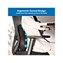 Mount-It! Ergo Collection Memory Foam Curved Back Support, Black (MI-1105)~#|#~16BF09FF-24F9-419F-9211E4EAB5B830FF_sc7