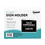 NuDell Indoor Wall Sign Holder, 11" x 8.5", Clear (38008)~#|#~16CC07DF-ADA5-4771-82C6C81DCD763EA6_sc7