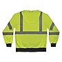 Ergodyne GloWear 8312BK High Visibility Long Sleeve Black Bottom Hooded Zip-Up Sweatshirt, ANSI Type R Class 3, Lime, X-Large~#|#~16D79662-E7FC-4912-9F3395395912BD36_sc7