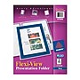 Avery Flexi-View 2-Pocket Presentation Folders, Navy Blue/Translucent, 2/Pack (47846)~#|#~16EFE7B0-5F82-4091-9A53A32FE735BCE9_sc7