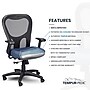 Tempur-Pedic Ergonomic Fabric/Mesh Swivel Task Chair, Navy/Black (TP9000-C-NVY)~#|#~170D7536-E639-4B16-9F3699B5D9837F45_sc7