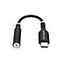 StarTech USB-C to 3.5mm Audio Adapter, Male to Female, Black (USBCAUDIO2)~#|#~1719E33B-9F99-4629-862AFEAEA1D9DCE5_sc7