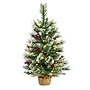 Nearly Natural Snow Tipped Pine and Berry Artificial Christmas Tree, 2' (T3326)~#|#~17262004-6CBD-4D0D-A03DB4394F1E37BE_sc7