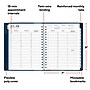 2026–2027 Staples 7" x 9" Academic Weekly and Monthly Appointment Book, Navy (ST60360-27)~#|#~17273F45-7EA3-4CDC-99311415510D3FC2_sc7