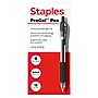 Staples Retractable Gel Pens, Bold Point 1.0mm, Black Ink, 12 Pack – ProGel Smooth‑Flow Pens for Notes, Forms & Signatures~#|#~172D419B-EB36-4141-9B3533056C0196C3_sc7