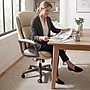 Elle Decor Rivendell AIR Lumbar Ergonomic Faux Leather Swivel Executive Chair, Cream (60124-CRM)~#|#~172F7138-7895-42C8-9DE9D9374F05561D_sc7