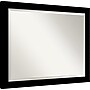 Amanti Art Brushed Black Beveled Bathroom Wall Mirror, 25".5" x 31.5", Black (A42678100281)~#|#~173FE27B-D3C0-4D2D-BB8055A0236BEE8F_sc7
