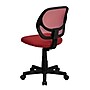 Flash Furniture Neri Armless Ergonomic Mesh Swivel Low Back Task Office Chair, Red (WA3074RD)~#|#~1771FE0A-1D45-49C8-871FD74F17226F0D_sc7