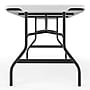 Staples 6' x 29.5" Heavy Duty Plastic Folding Table, White Granite (62109)~#|#~177C467E-62CE-431C-8B1F4D0B810AE89C_sc7