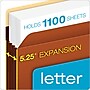 Pendaflex 10% Recycled Heavy Duty Reinforced File Pocket, 5 1/4" Expansion, Letter Size, Brown, 10/Box (C1534GHD)~#|#~17891C03-A345-449A-A355214B742273EC_sc7
