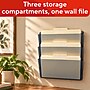 TRU RED Unbreakable 3‑Pocket Plastic Letter Wall File, Smoke – Durable Wall‑Mounted Organizer for Mail, Documents & Daily Filing~#|#~178BD300-110A-40B9-A6B2FD3E04A5C38C_sc7