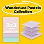 Post-it Recycled Super Sticky Pop-up Notes, 3" x 3", Wanderlust Pastels Collection, 70 Sheets/Pad, 18 Pads/Pack (R330-18SSNRPCP)~#|#~178D4D54-4367-433E-9A4002AEE6F56FCD_sc7