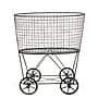 Storied Home 1-Section Rolling Laundry Basket, Metal, Grey (DE2757)~#|#~178E52FD-1542-4CAC-913F14D2440EA6BE_sc7