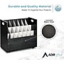 AdirOffice 21-Slot Mobile Roll File, 28.5"H x 30"W x 15.75"D, Black, 2/Pack (625-BLK-2PK)~#|#~17B32BDC-FF87-44FA-99DBF91D7A90FA7C_sc7