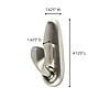 Command™ Large Forever Classic Hook, Brushed Nickel (FC13-BN-ES)~#|#~17C31136-9D26-4625-8DFD93272612C0E5_sc7