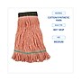 Boardwalk Super Loop Wet Mop Heads, Cotton/synthetic, Medium Size, Orange~#|#~17D7C51E-B24A-48DB-9606C1C81015F41B_sc7