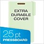 Pendaflex 60% Recycled Pressboard Classification Folder, 1" Expansion, Legal Size, Light Green, 25/Box (17183)~#|#~17DD20CC-42F2-4360-BB8655A533E73125_sc7