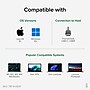 Plugable Thunderbolt 4 & USB4 HDMI Docking Station, 96W, Silver/Black (TBT4-UDX1)~#|#~17DF5A15-533F-40FE-80234E80A9621C1A_sc7