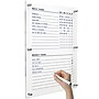 Excello Brands Acrylic Dry-Erase Planning Board, 20" x 30", Black Print (ACRYLBRD-TSK20X30-BLK)~#|#~181B4BD2-D9BA-49F5-BEA3BA76F5331108_sc7