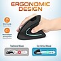 Delton KB200 & S12 Wireless Ergonomic Keyboard and Optical Mouse Combo, Black (DKMKITERG12-WB)~#|#~182BB1C6-69A3-42B3-B0414CB7714C1B83_sc7