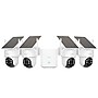 aosu 2K QHD 3.0-MP Outdoor Dual-Band Wireless AI-Smart Solar Security 4-Camera Kit with HomeBase Recorder, White (C9C-4H)~#|#~182E927D-4BC2-4D47-9D293146A0B144F9_sc7