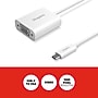 Staples TECH USB-C to VGA Adapter, White, Male to Female, Connect USB-C Laptop to VGA Monitor/Projector~#|#~18413CAF-3C69-461B-8A6723CBE5D25907_sc7