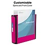 Staples Heavy Duty 2" 3-Ring Better Binder, D-Ring, Pink (ST55876-CC)~#|#~185BA59B-1363-4E0E-ADF2A817244A8710_sc7
