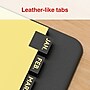 Staples Pre-Printed Monthly Leatherette Index, Black  (13551/11484)~#|#~1864BE0B-3A40-4764-A5F0F8F4248FCE49_sc7