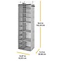 Whitmor Hanging Shoe and Sweater Organizer, Gray (5455-9667)~#|#~18693F6B-A018-44BA-9C8401B9B483BEA6_sc7