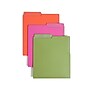 Smead Organized Up Heavyweight Dual Tab Vertical Colored File Folders, Letter Size, Bright Tones, 6/Pack (75406)~#|#~186F3930-D67C-4997-B91792CAB20B3A07_sc7