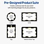 Avery Rectangle Matte Blank Card, White, 20/Pack (19479370849)~#|#~1879C36A-1F51-477F-BEE0FAE6E75BA51A_sc7