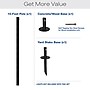 Excello Global Products Bistro Pole for String Lights, Black (EGP-HD-0429)~#|#~18837270-0D0C-4F6D-8918606D3D7D1D03_sc7