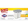 Glad Medium Drawstring Trash Bags with Clorox, 8 Gallon, Grey, Lemon Fresh Bleach Scent, 26/Box(79316)~#|#~18920D3E-ED4E-4854-8E0CEC10620B7C0F_sc7