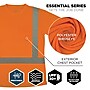 Ergodyne GloWear 8274 High Visibility Short Sleeve Women’s T-Shirt, ANSI Type R Class 2, Orange, X-Small (22081)~#|#~18AF7075-8060-4BD7-8DAF6A4C7C736E4B_sc7
