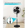 Black & Decker 18" Oscillating Pedestal Fan, 3-Speed, Black (BFSR18"B)~#|#~18B39E60-1142-4CC4-B20D57A7F086249D_sc7