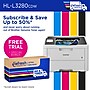 Brother HL-L3280CDW Wireless Color Laser Printer, Single-Function, Print (HLL3280CDW)~#|#~18B63013-68D5-4CE9-B8E0E1C6AEA3D9A3_sc7