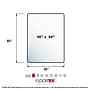 Floortex Cleartex Ultimat Hard Floor Chair Mat, 48" x 60", Clear Polycarbonate (1215219ER)~#|#~18B68190-8E4F-4028-8C205BCF395D0718_sc7