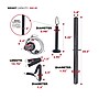 Sunny Health & Fitness Lat Pull Down Attachments, Black (SF-XFA006)~#|#~18BC6BD7-C6D6-4017-94A07E2300C76FA5_sc7