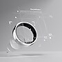 RingConn Gen 2 Ultra-Thin Smart Ring - Size Before You Buy - Size 8, Future Silver (123030801)~#|#~18CC6ED5-9209-4168-8BEEBF7FA257969D_sc7